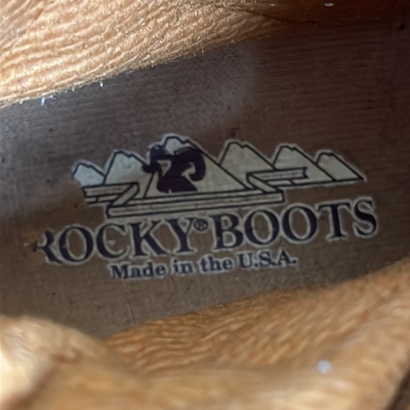 Rocky Womens Gore Tex Thinsulate Brown Leather Hiking Boots Size 6M - Picture 8 of 9